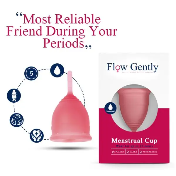 Flowgently Medical-Grade FDA Approved Silicone Menstrual Cup